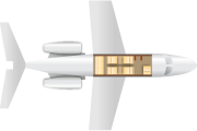 Private Light Jet Lear 35 Floor Plan