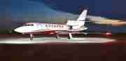 Private Super Mid Size Jet Falcon 50 Exterior