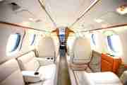 Private Mid Size Jet Hawker 750 Interior